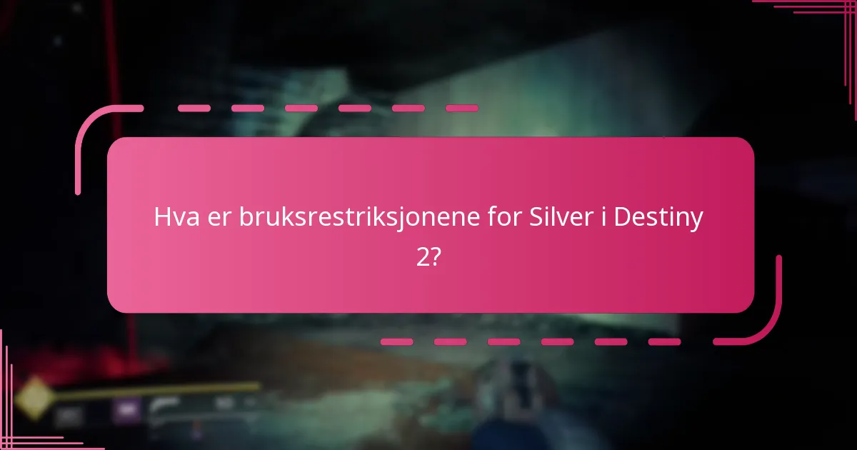 Hvilke belønninger kan låses opp med Silver i Destiny 2?