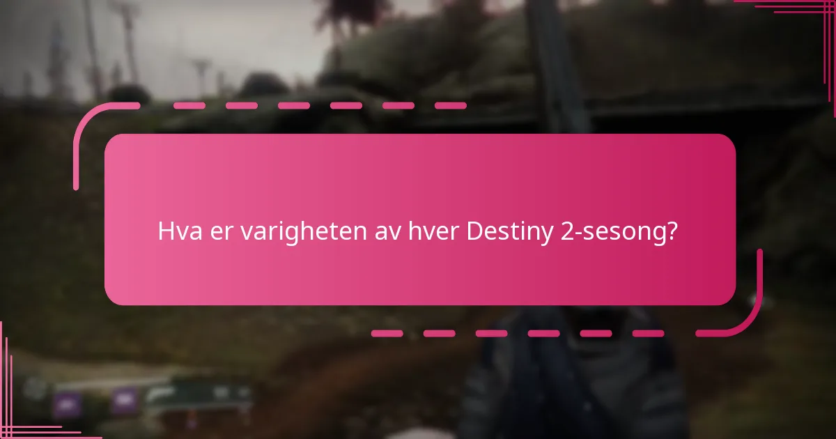 Når utløper belønningene fra Destiny 2 sesongpass?