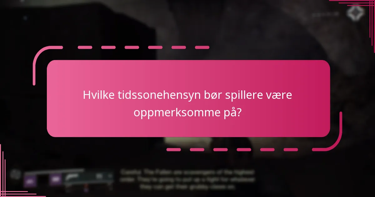 Hva er konsekvensene av arrangementstiming på spillerens deltakelse?